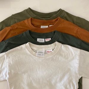 Zara Long Sleeve Shirts (4-Pack)